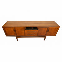 Original Mid Century Modern G Plan Teak Fresco Long 4 Door Drawer Credenza 1966