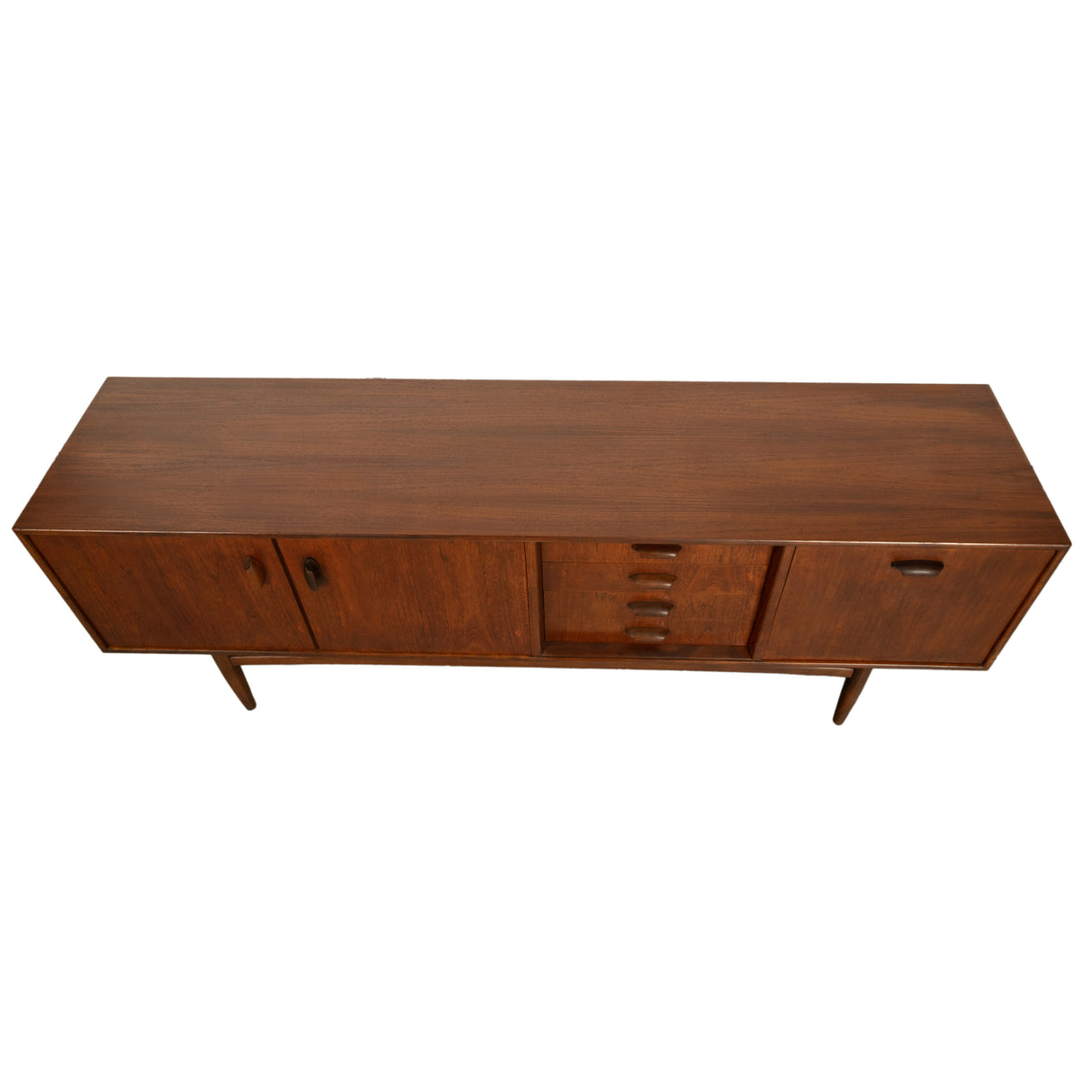 Mid Century Modern Vintage G-Plan "Brasilia" Long Teak Credenza sideboard 1965