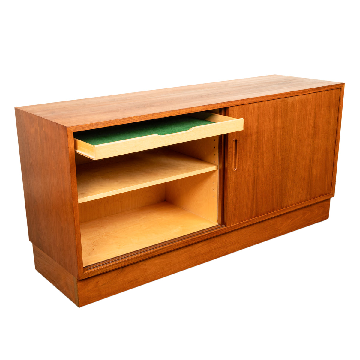 Mid Century Modern Danish Teak Credenza Cabinet Sideboard Poul Hundevad 1970