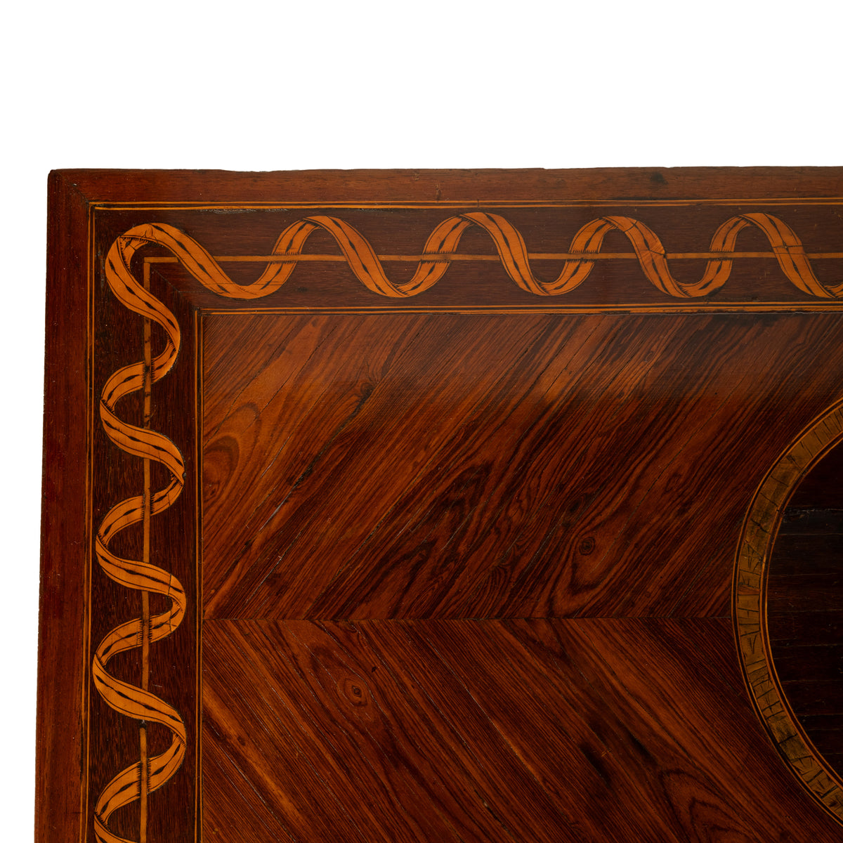 Antique 18th Century Russian Rosewood Marquetry Games Table by Christian Meyer