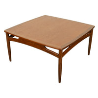 Mid Century Modern Danish Style Square Teak Coffee Table G Plan Kofod Larsen 1960