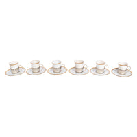 Antique Set of 6 Shelley China Demitasse Cups Saucers Sterling Silver Mappin Webb Birmingham 1919