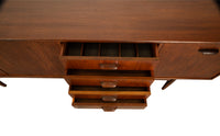 Mid Century Modern Vintage G-Plan "Brasilia" Long Teak Credenza sideboard 1965