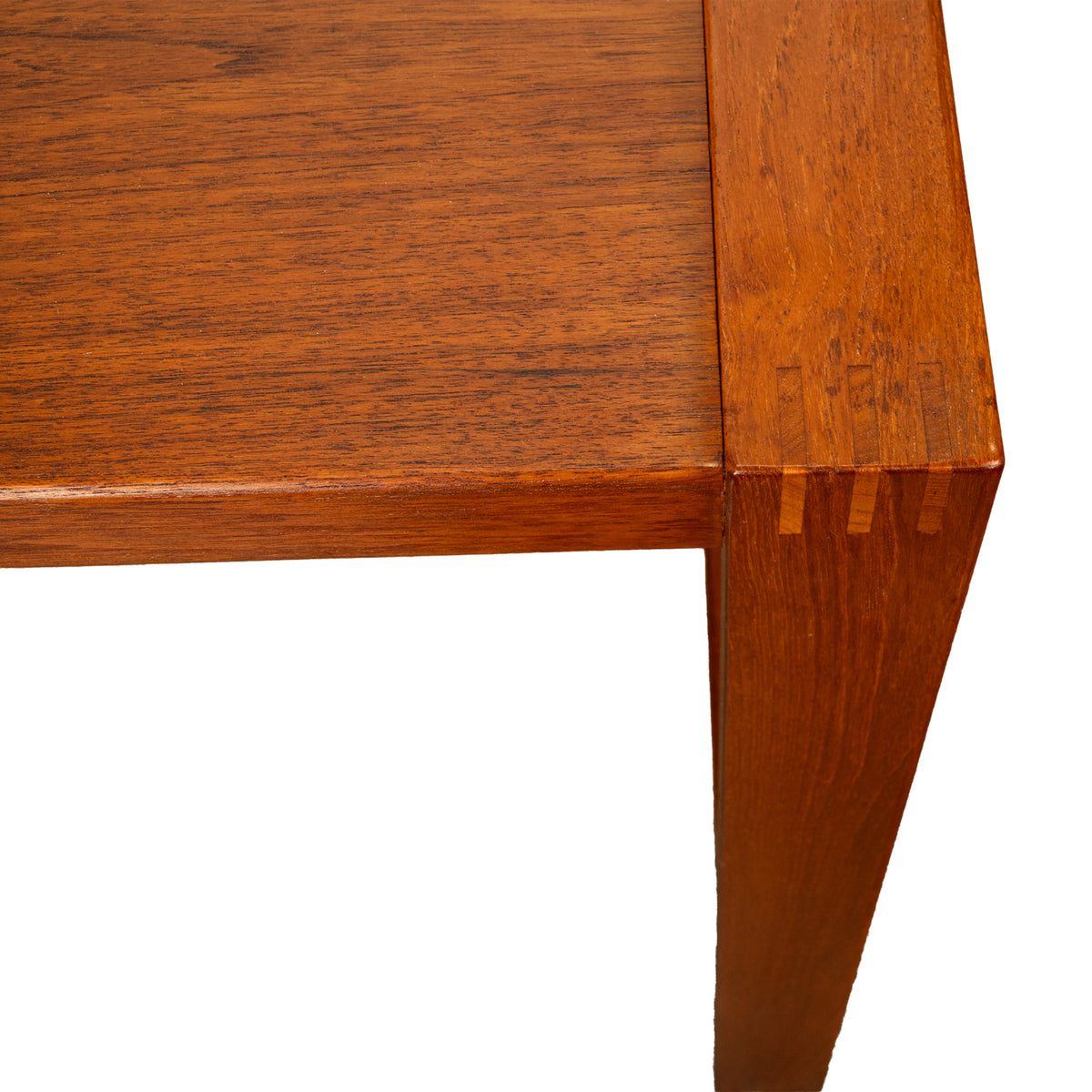 Mid Century Modern Danish Teak Desk Skovby Møbelfabrik 55" Wide Signed 1970