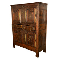 18th Century French Brittany Chestnut Cabinet, circa 1720