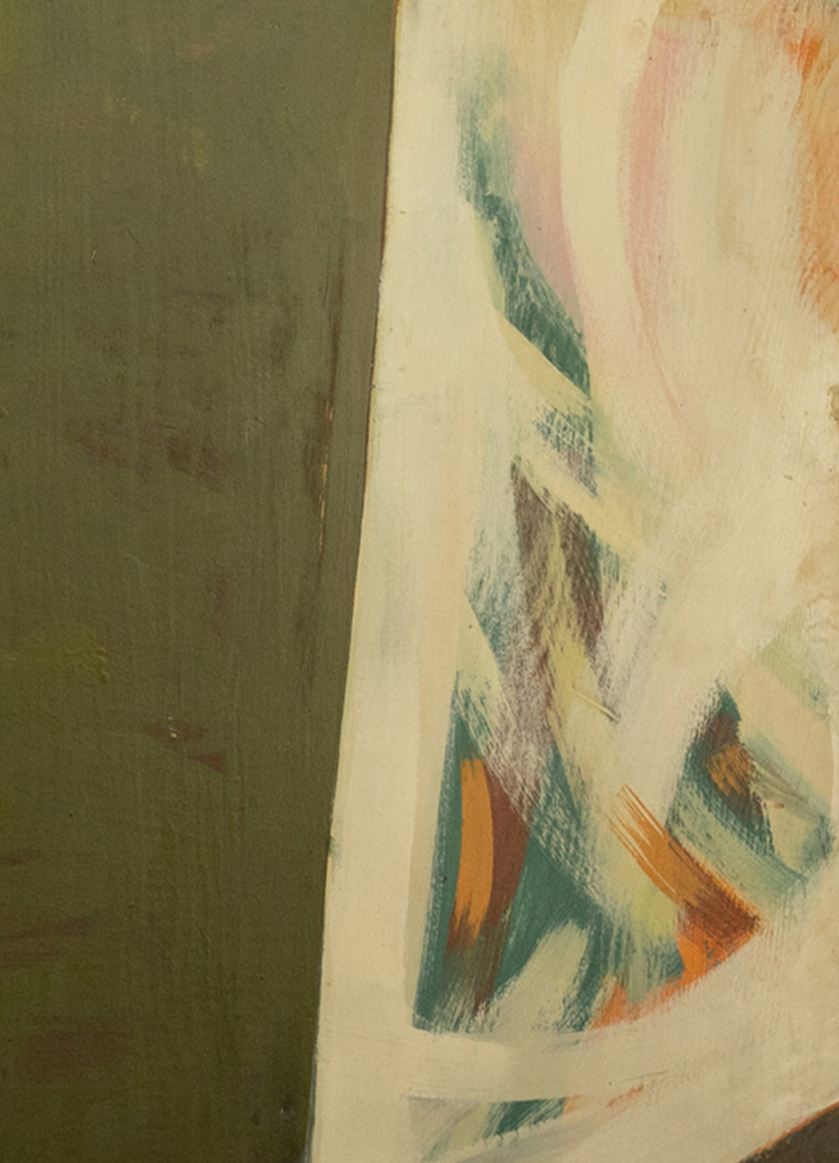 Monumental Abstract Modernist Oil Painting Oregon Centennial Exposition Mural 1959 by Louis Demott Bunce