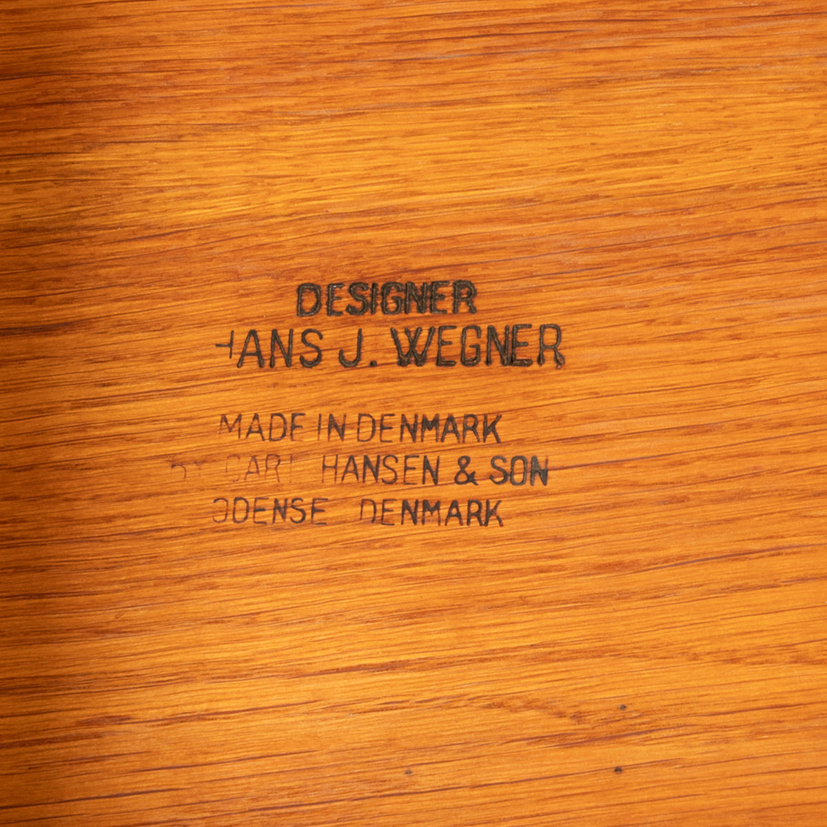 Danish MCM Set of Four Hans J. Wegner CH-33 Teak Chairs Carl Hansen & Søn 1960