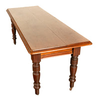 Antique 19th Century English Walnut Farm Country House Dining Refectory Table, circa 1860