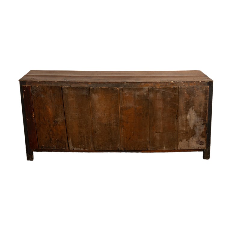 Antique 18th Century Georgian Country Oak Dresser Base Server 4 Drawers 1790
