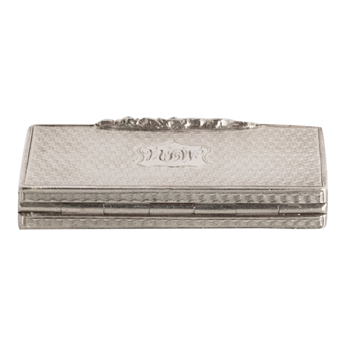 Antique Sterling Silver Gilt Engraved Vinaigrette Birmingham Gervase Wheeler