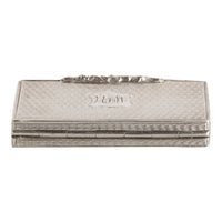 Antique Sterling Silver Gilt Engraved Vinaigrette Birmingham Gervase Wheeler