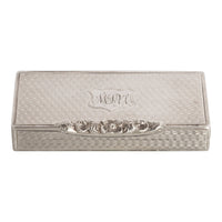 Antique Sterling Silver Gilt Engraved Vinaigrette Birmingham Gervase Wheeler