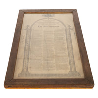 Antique Silk Broadside An Elegiac Poem Death of President George Washington 1800