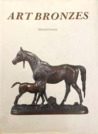 Large Antique Austrian Gilded Bronze Desk Set Sculpture Pug Dogs & Puppies, Circa 1910