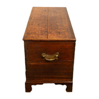 Antique George III Georgian Oak Dovetailed Mule Chest Coffer Drawers 1760