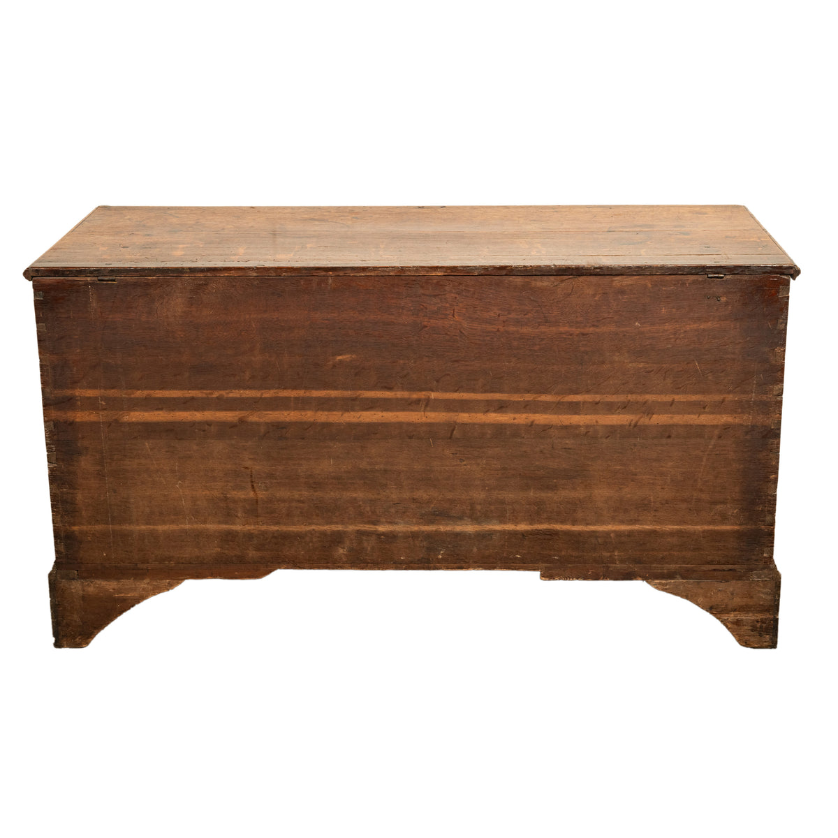 Antique George III Georgian Oak Dovetailed Mule Chest Coffer Drawers 1760