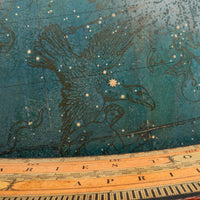 Antique 19th C. W & A K Johnston 18" Celestial Library Floor Globe on Stand London 1879