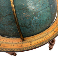 Antique 19th C. W & A K Johnston 18" Celestial Library Floor Globe on Stand London 1879