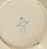 Antique 18th Century French Louis XV Sevres Porcelain Cup Saucer by Chulot 1758
