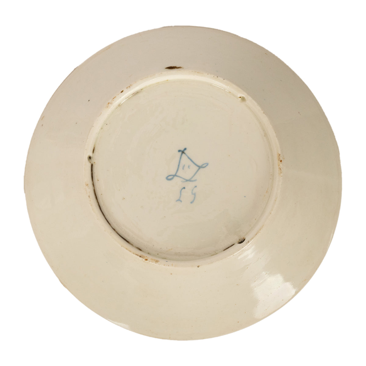 Antique 18th Century French Louis XV Sevres Porcelain Cup Saucer by Chulot 1758