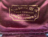 Antique 24 Karat Gold Egyptian Revival Scarab Pendant Brooch Cesare Tombini 1870