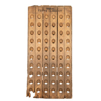 Antique French Veuve Clicquot Champagne Wine 120 Bottle Oak Riddling Rack 1869