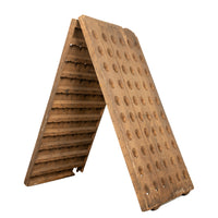 Antique French Veuve Clicquot Champagne Wine 120 Bottle Oak Riddling Rack 1869