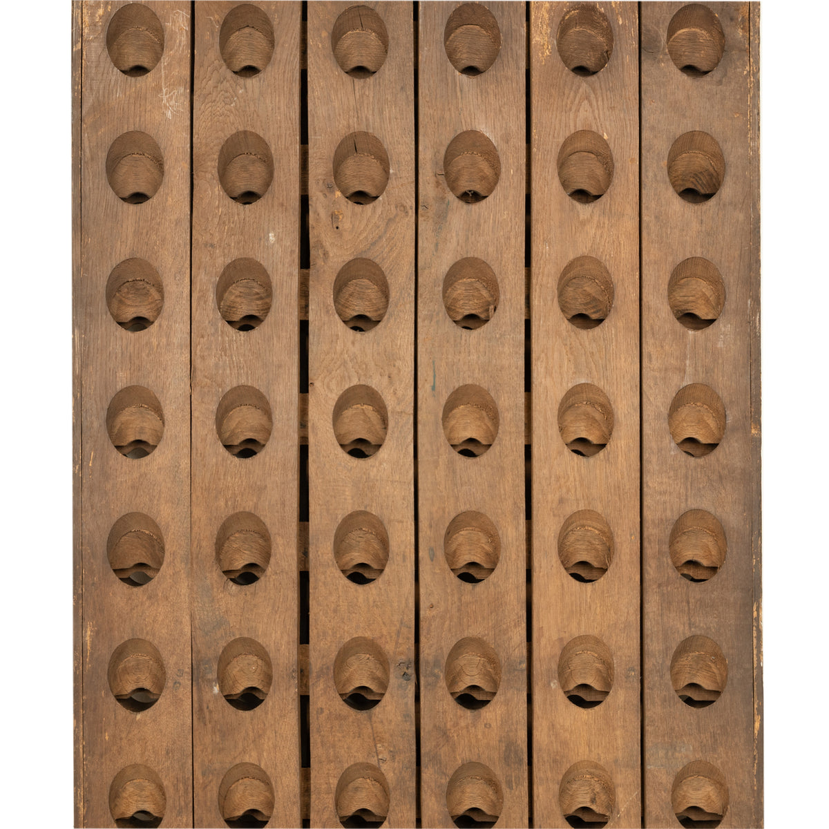 Antique French Veuve Clicquot Champagne Wine 120 Bottle Oak Riddling Rack 1869