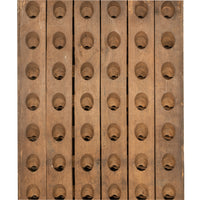 Antique French Veuve Clicquot Champagne Wine 120 Bottle Oak Riddling Rack 1869