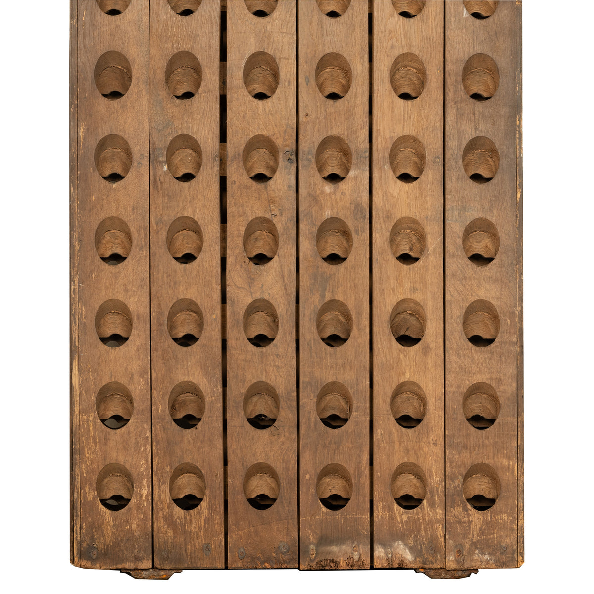 Antique French Veuve Clicquot Champagne Wine 120 Bottle Oak Riddling Rack 1869