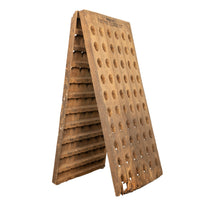 Antique French Veuve Clicquot Champagne Wine 120 Bottle Oak Riddling Rack 1869