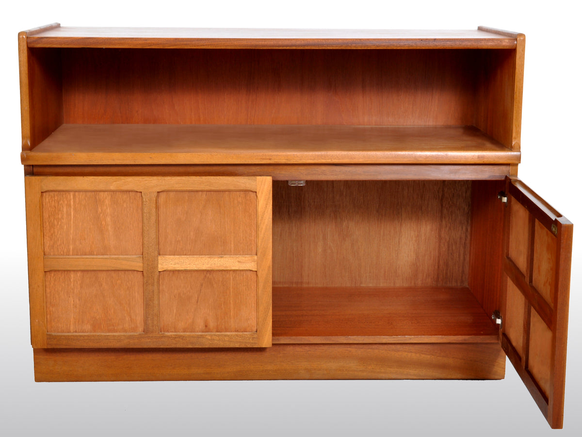 Mid-Century Modern Danish Style Media Cabinet in Teak by Nathan Furniture, 1960s