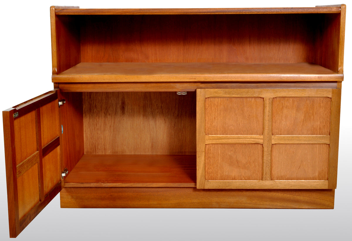 Mid-Century Modern Danish Style Media Cabinet in Teak by Nathan Furniture, 1960s