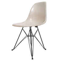 Set 8 Mid-Century Modern Eames Modernica Shell Dining Chairs Eiffel Tower Base
