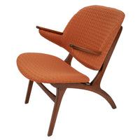 Original Mid-Century Modern Arm Chair by Edward Matthes for N A Jorgenson 1950's