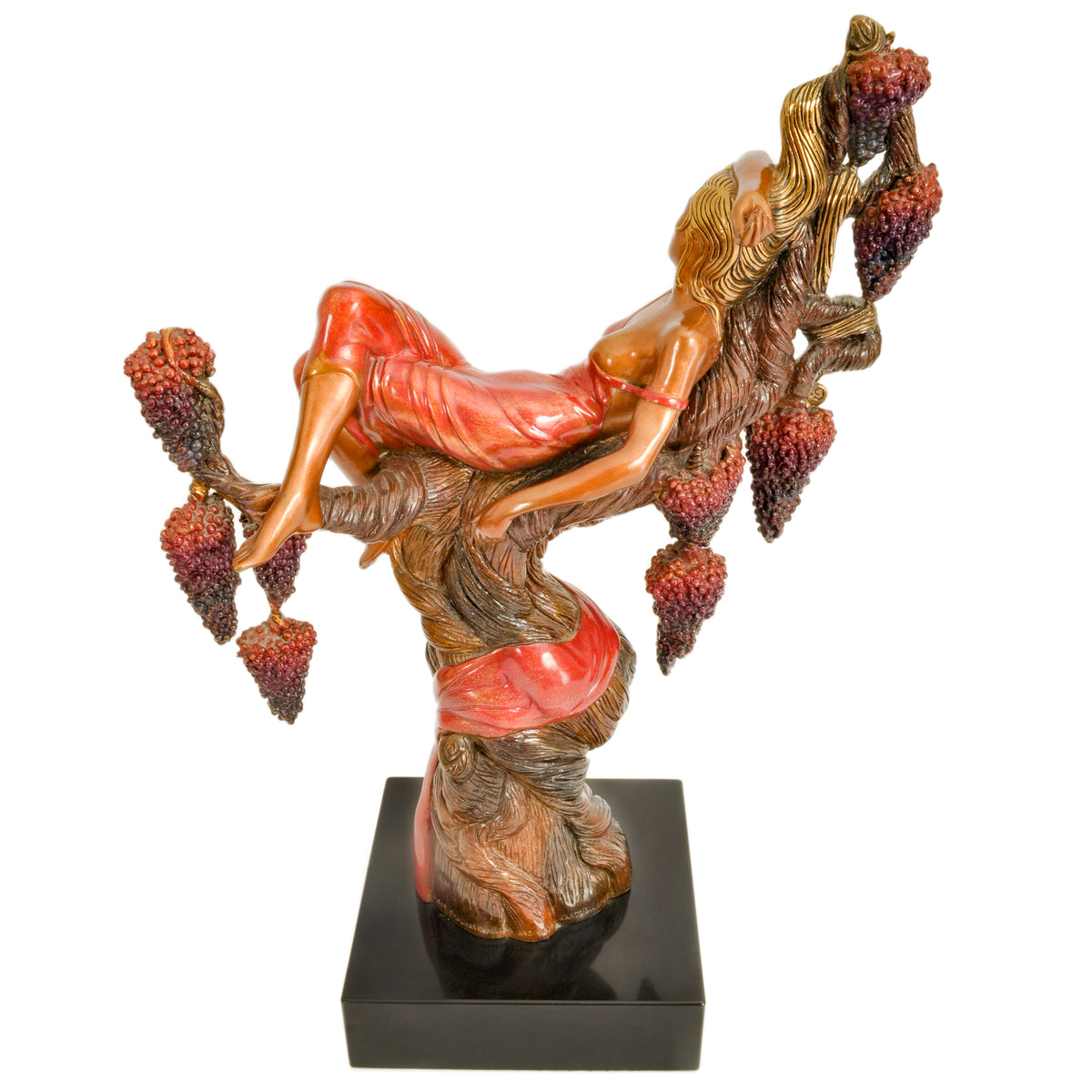 Art Deco " Heat " Bronze Female Figure Statue Sculpture Limited Edition Erté