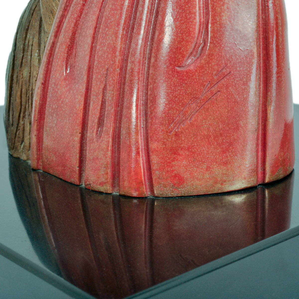 Art Deco " Heat " Bronze Female Figure Statue Sculpture Limited Edition Erté