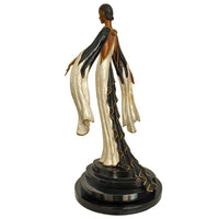 Art Deco "Fire Leaves" Bronze Female Statue Sculpture Limited Edition Erté