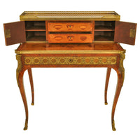 Antique Louis XV Ormolu Marquetry Bonheur Du Jour Desk Roger Vandercruse 1780