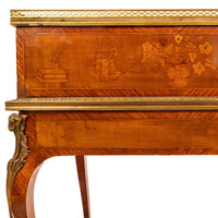 Antique Louis XV Ormolu Marquetry Bonheur Du Jour Desk Roger Vandercruse 1780