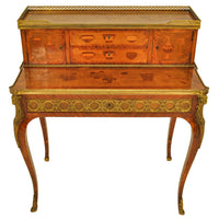 Antique Louis XV Ormolu Marquetry Bonheur Du Jour Desk Roger Vandercruse 1780