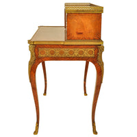 Antique Louis XV Ormolu Marquetry Bonheur Du Jour Desk Roger Vandercruse 1780