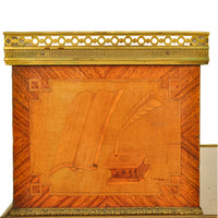 Antique Louis XV Ormolu Marquetry Bonheur Du Jour Desk Roger Vandercruse 1780