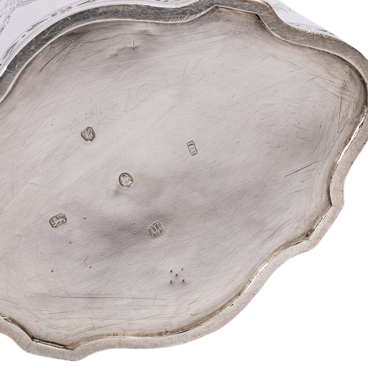 Antique Georgian Locking Sterling Silver Tea Caddy Henry Chawner London, 1787