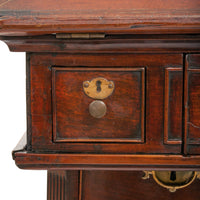 Antique Mahogany Georgian Architect's Drafting Drawing Desk Table Chest Circa 1780