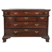 Antique Mahogany Georgian Architect's Drafting Drawing Desk Table Chest Circa 1780