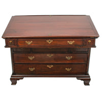 Antique Mahogany Georgian Architect's Drafting Drawing Desk Table Chest Circa 1780