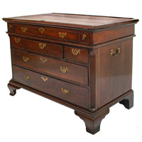 Antique Mahogany Georgian Architect's Drafting Drawing Desk Table Chest Circa 1780
