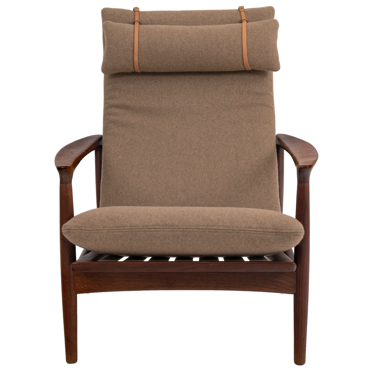 Danish Mid Century Modern Teak Easy Armchair Arne Vodder for France & Son, Circa 1960