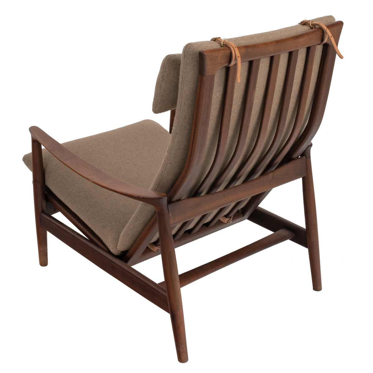 Danish Mid Century Modern Teak Easy Armchair Arne Vodder for France & Son, Circa 1960